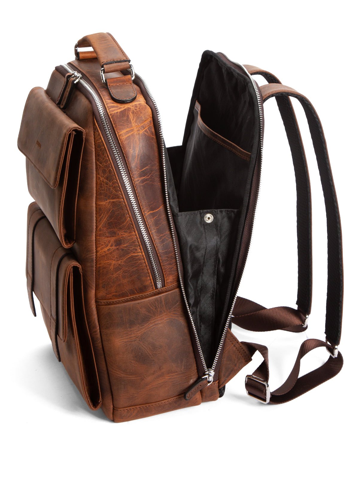 Milano 9522  Hakiki Deri Seyahat Sırt Çantası