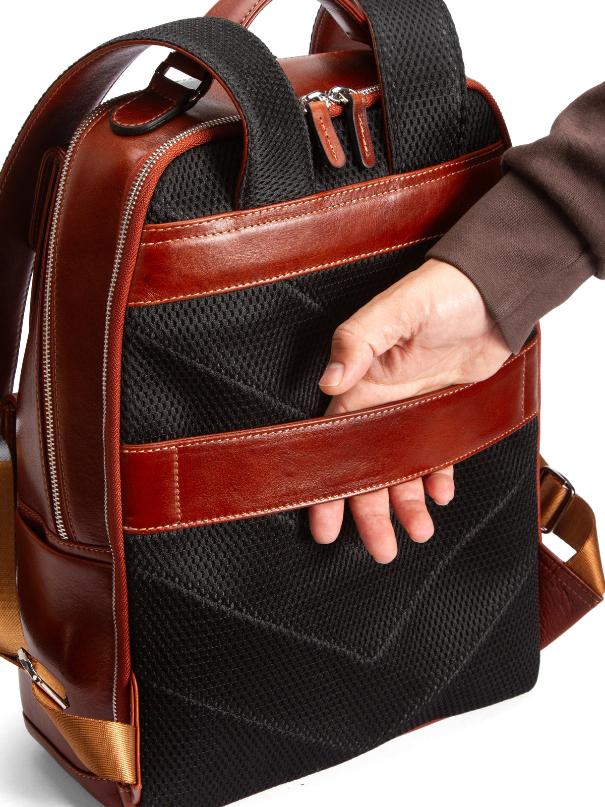 Milano 9522  Hakiki Deri Seyahat Sırt Çantası