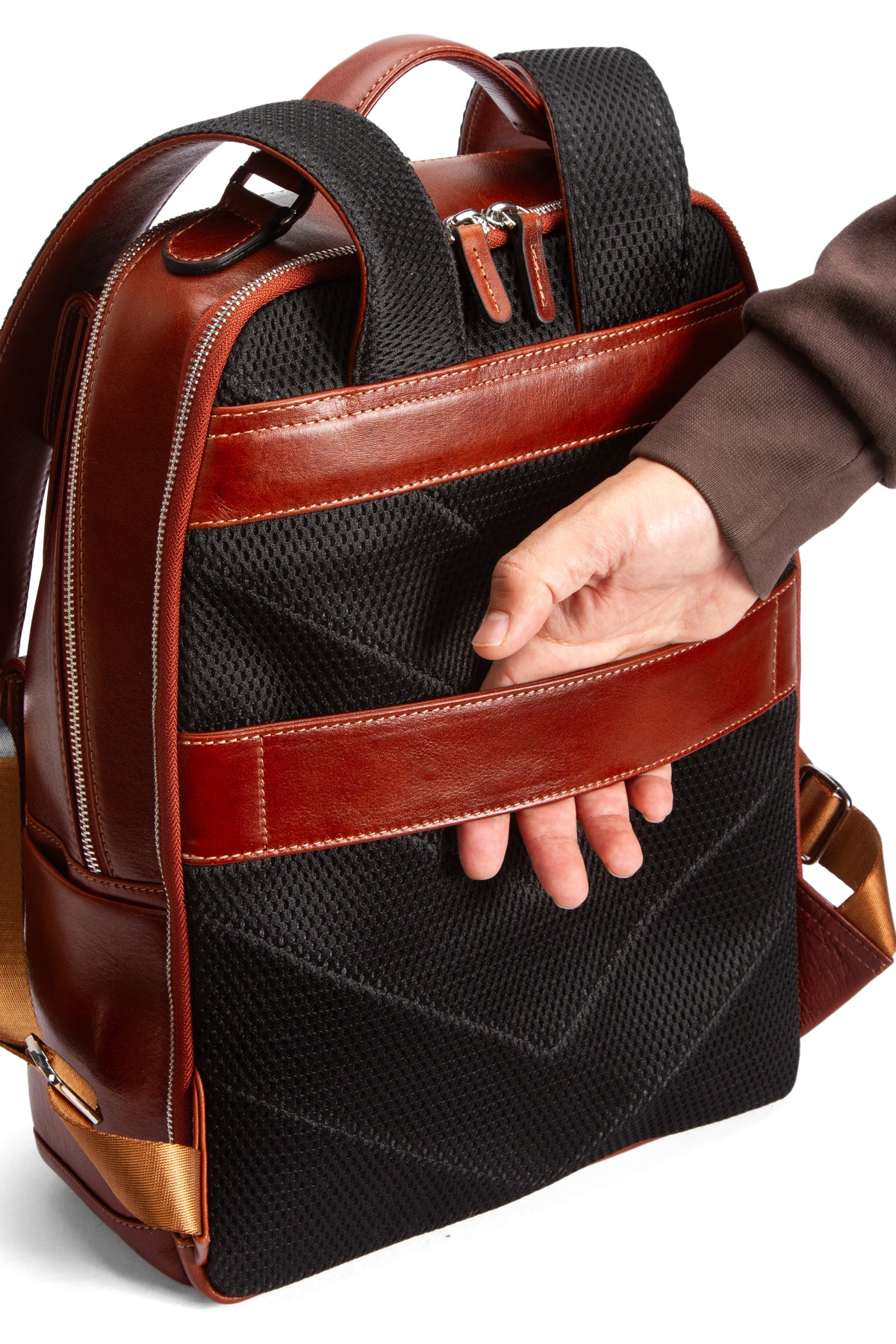 Milano 9522  Hakiki Deri Seyahat Sırt Çantası