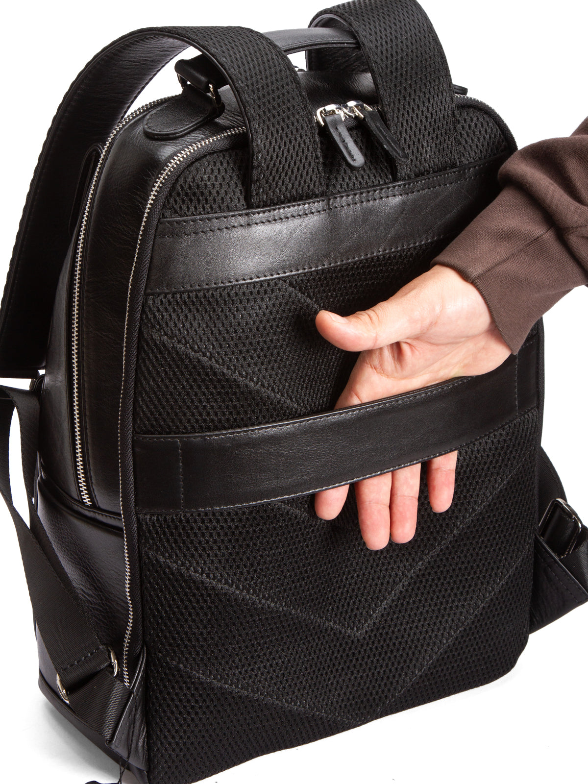 Milano 9522  Hakiki Deri Seyahat Sırt Çantası