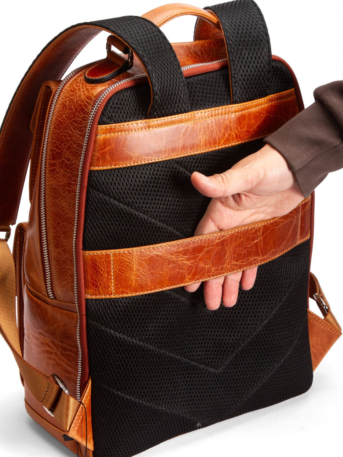 Milano 9522  Hakiki Deri Seyahat Sırt Çantası