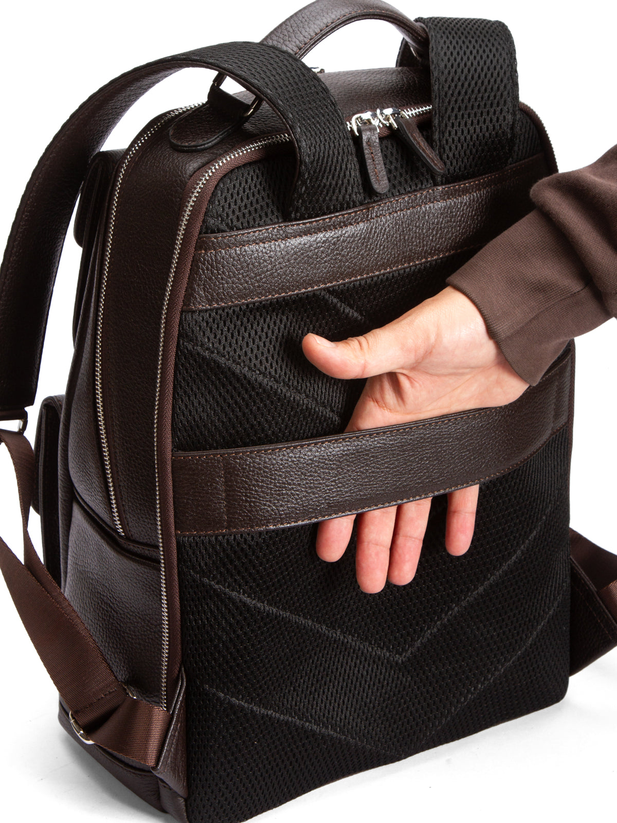 Milano 9522  Hakiki Deri Seyahat Sırt Çantası