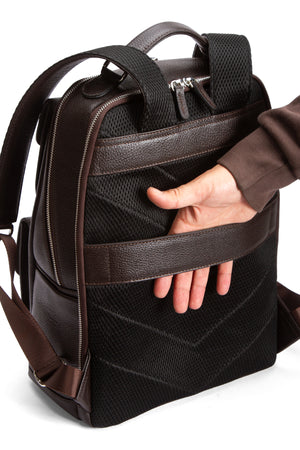 Milano 9522  Hakiki Deri Seyahat Sırt Çantası