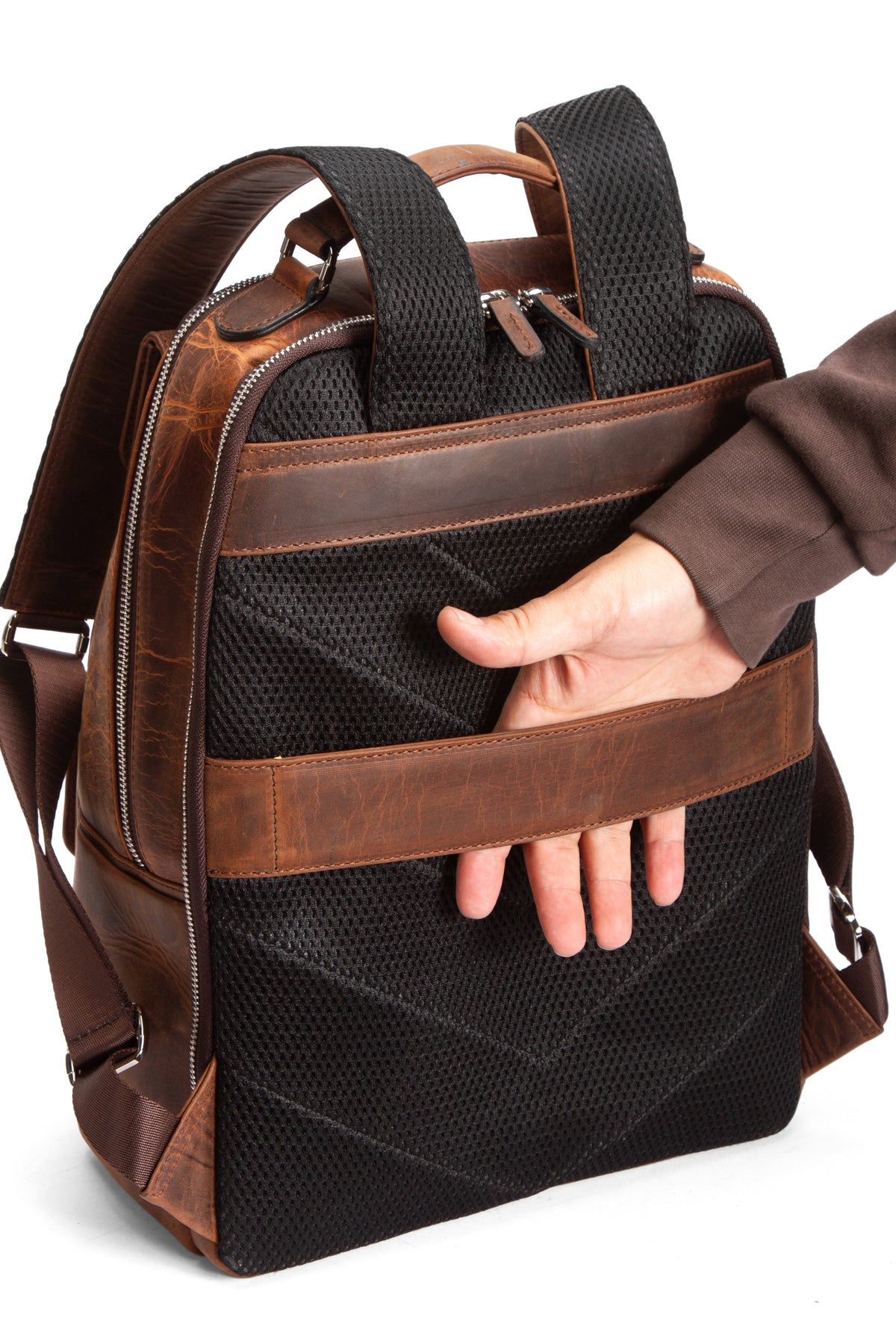 Milano 9522  Hakiki Deri Seyahat Sırt Çantası