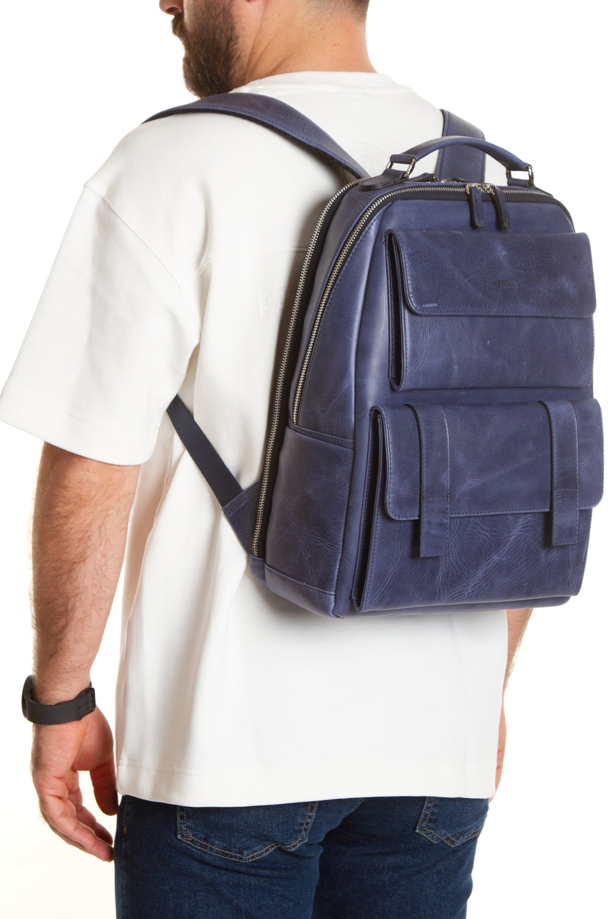 Milano 9522  Hakiki Deri Seyahat Sırt Çantası