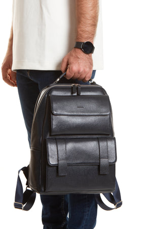 Milano 9522  Hakiki Deri Seyahat Sırt Çantası