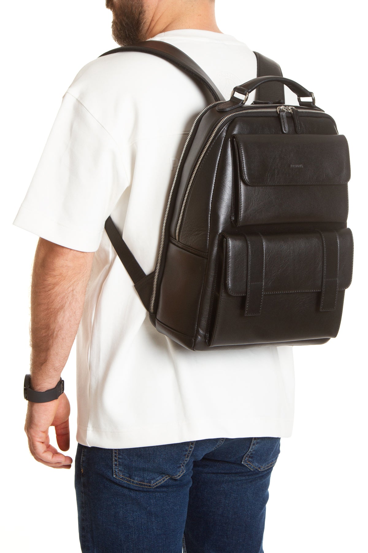 Milano 9522  Hakiki Deri Seyahat Sırt Çantası