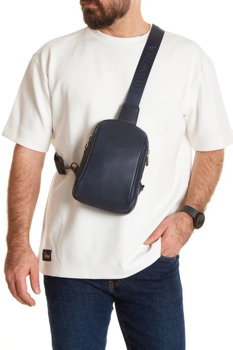 Mendes 9565 Hakiki Deri Telefon Bölmeli Çapraz Çanta