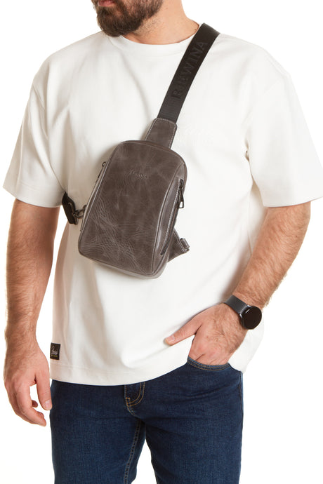 Mendes 9565 Hakiki Deri Telefon Bölmeli Çapraz Çanta