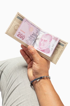 Norvik 9048 Hakiki Deri Para Klipsli Cüzdan