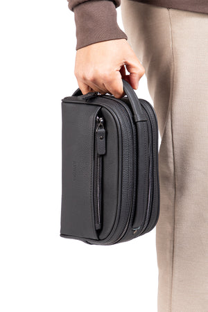 Acura 9558 Hakiki Deri Fermuarlı Portföy El Çantası