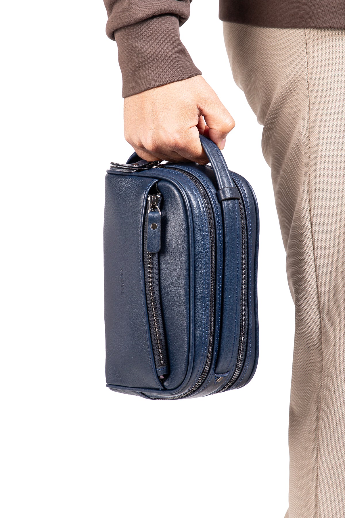 Acura 9558 Hakiki Deri Fermuarlı Portföy El Çantası