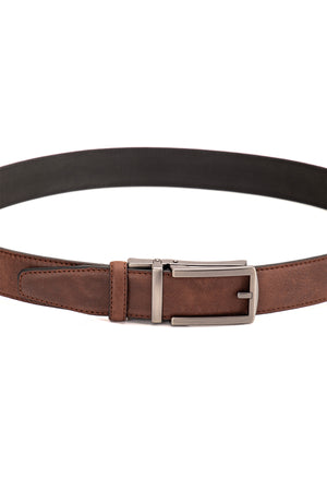 Premium Otomatik  Dikişli Hakiki Deri Kemer 3.5 Cm