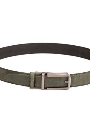 Premium Otomatik  Dikişli Hakiki Deri Kemer 3.5 Cm