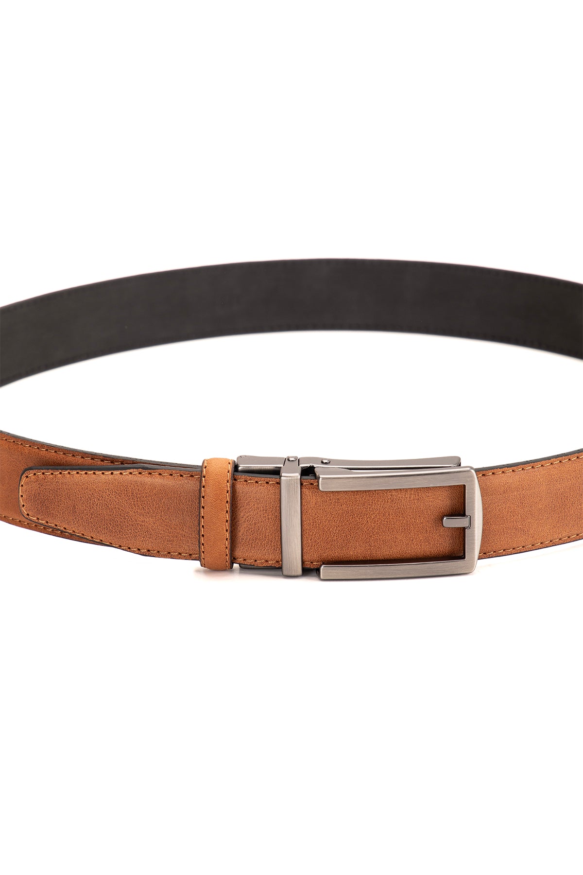 Premium Otomatik  Dikişli Hakiki Deri Kemer 3.5 Cm