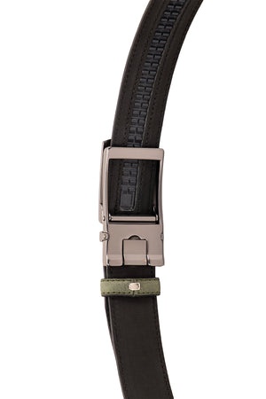 Premium Otomatik  Dikişli Hakiki Deri Kemer 3.5 Cm