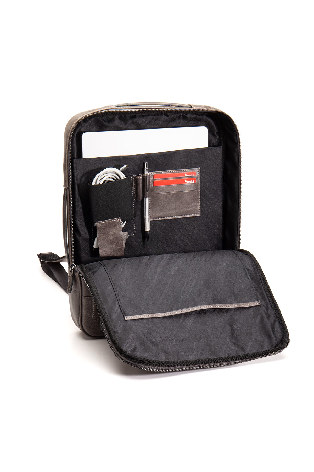 Rocky 9526 Hakiki Deri Laptop Bölmeli Evrak ve Sırt Çanta