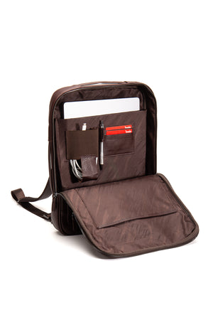 Rocky 9526 Hakiki Deri Laptop Bölmeli Evrak ve Sırt Çanta
