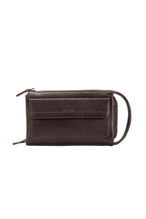 Jack 9546 Hakiki Deri Fermuarlı Portföy El Çantası