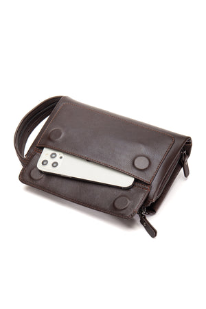 Jack 9546 Hakiki Deri Fermuarlı Portföy El Çantası