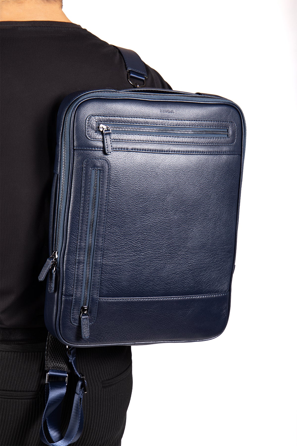 Rocky 9526 Hakiki Deri Laptop Bölmeli Evrak ve Sırt Çanta