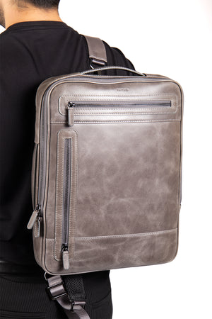 Rocky 9526 Hakiki Deri Laptop Bölmeli Evrak ve Sırt Çanta