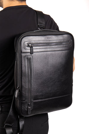 Rocky 9526 Hakiki Deri Laptop Bölmeli Evrak ve Sırt Çanta