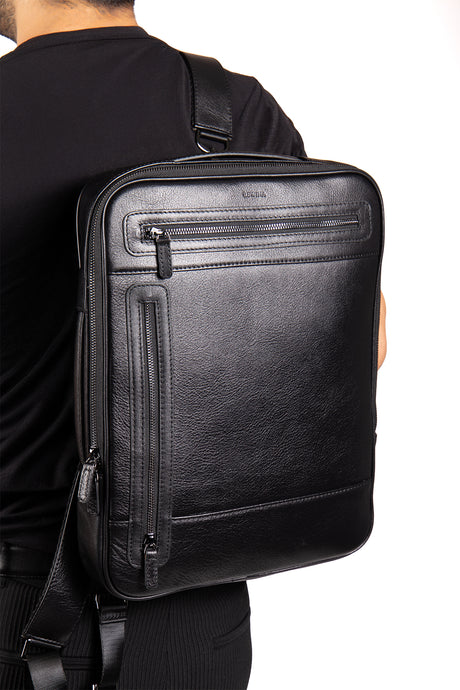 Rocky 9526 Hakiki Deri Laptop Bölmeli Evrak ve Sırt Çanta