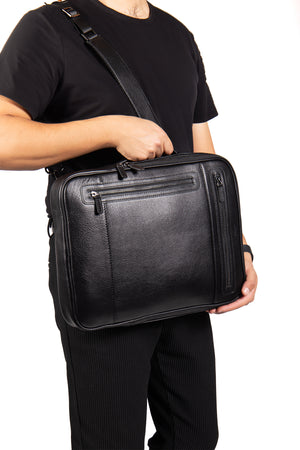 Rocky 9526 Hakiki Deri Laptop Bölmeli Evrak ve Sırt Çanta