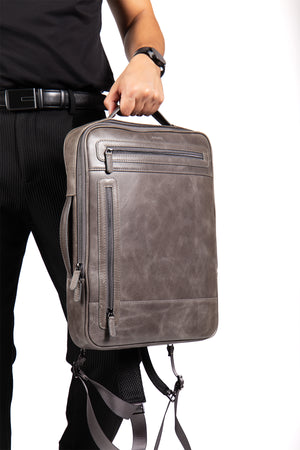 Rocky 9526 Hakiki Deri Laptop Bölmeli Evrak ve Sırt Çanta