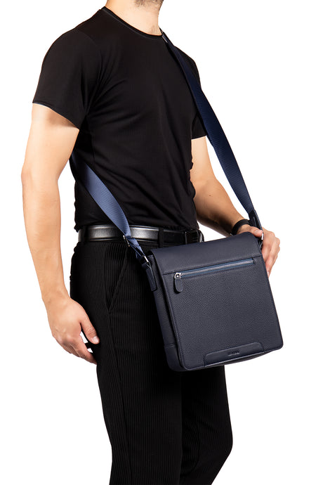 Mark 9513 Hakiki Deri Dik Postacı Çantası