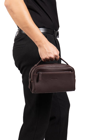 Acura 9558 Hakiki Deri Fermuarlı Portföy El Çantası