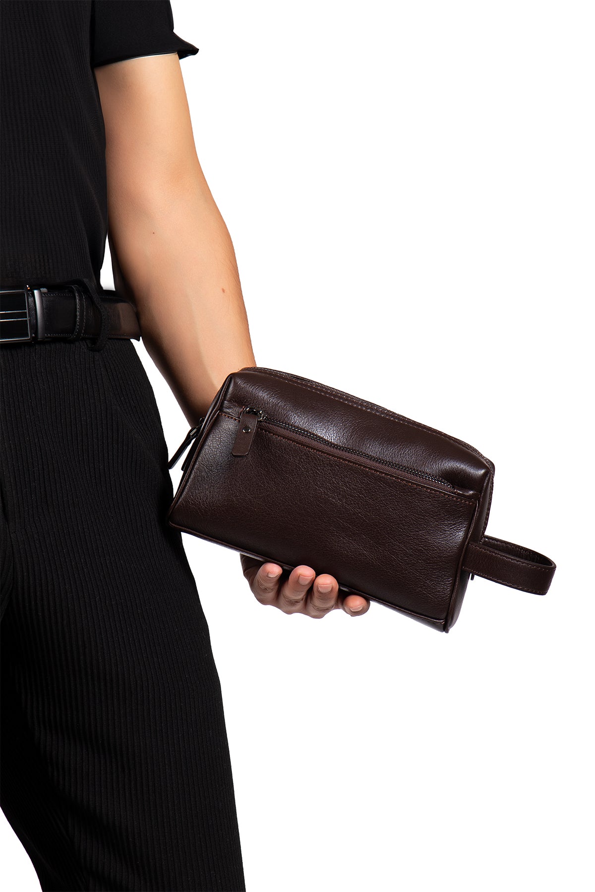 Brad 9570 Hakiki Deri Fermuarlı Portföy El Çantası