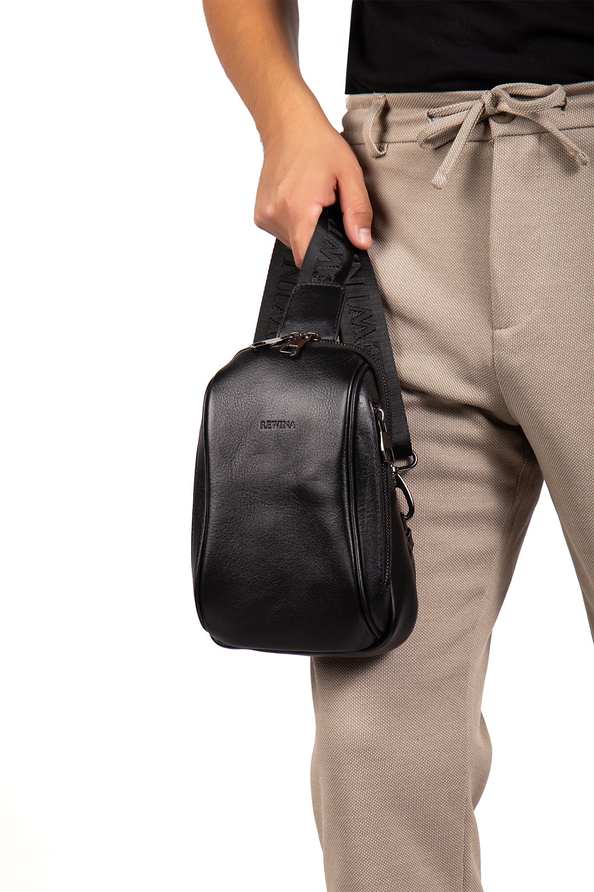 Mendes 9565 Hakiki Deri Telefon Bölmeli Çapraz Çanta