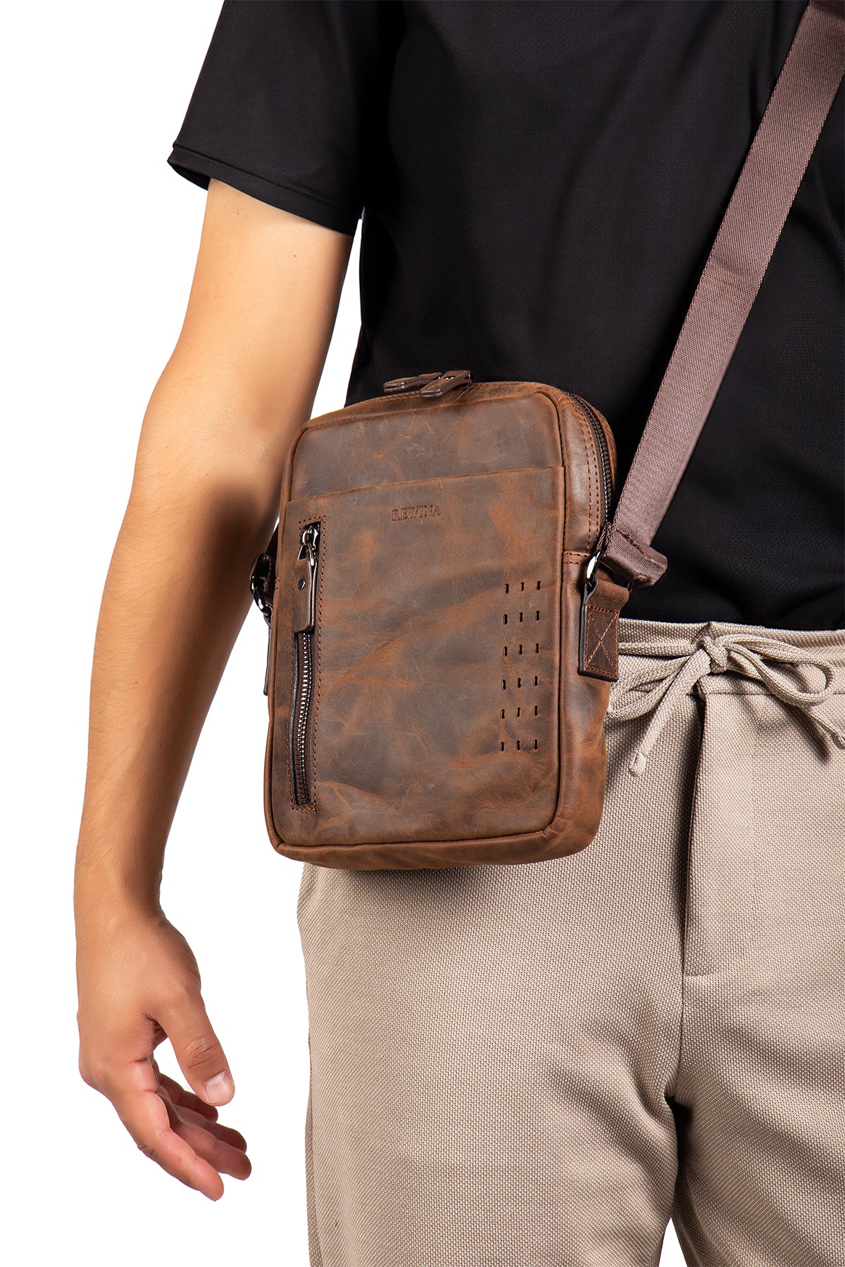 Valdes 9530 Hakiki Deri Dik Postacı Çantası