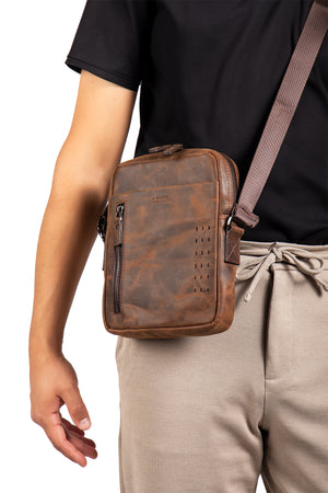 Valdes 9530 Hakiki Deri Dik Postacı Çantası