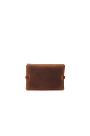 Niki Leather Star Unisex Cüzdan Kartlık Crazy Deri