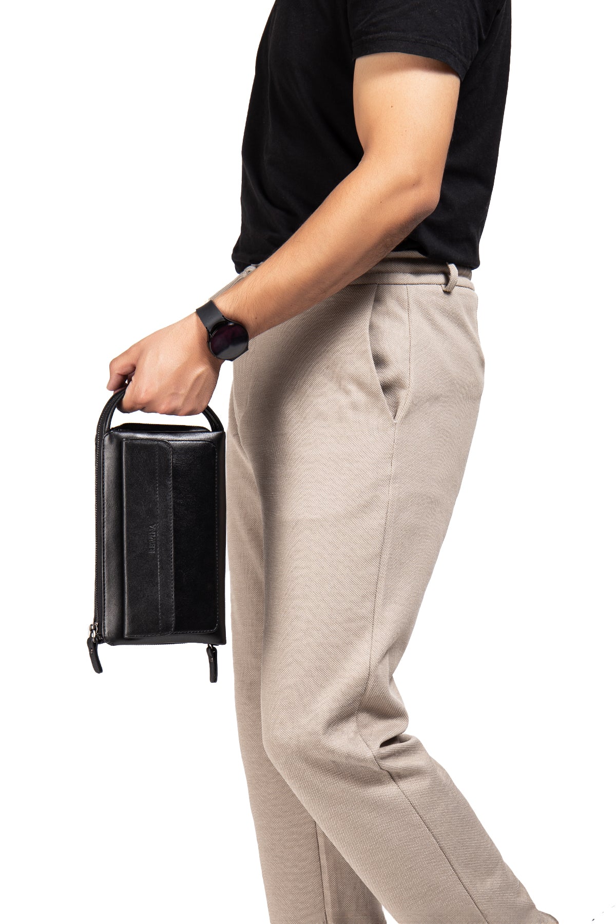 Jack 9546 Hakiki Deri Fermuarlı Portföy El Çantası