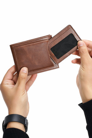 Vintage Hakiki Deri Cüzdan – Visca