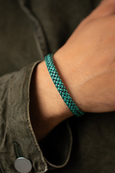 Tiran Deri Örgü Bileklik