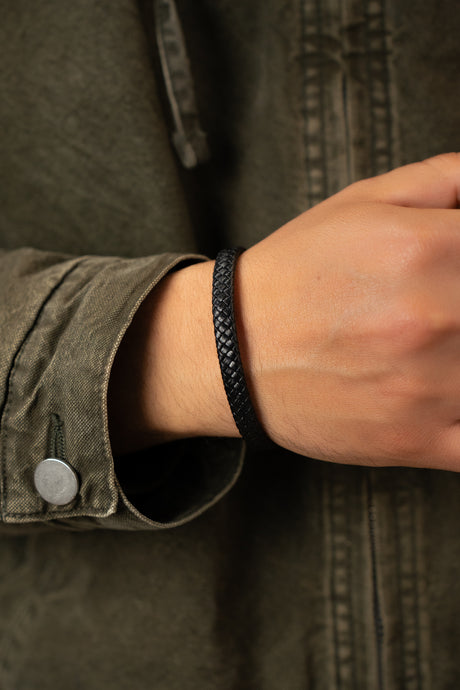 Tiran Deri Örgü Bileklik