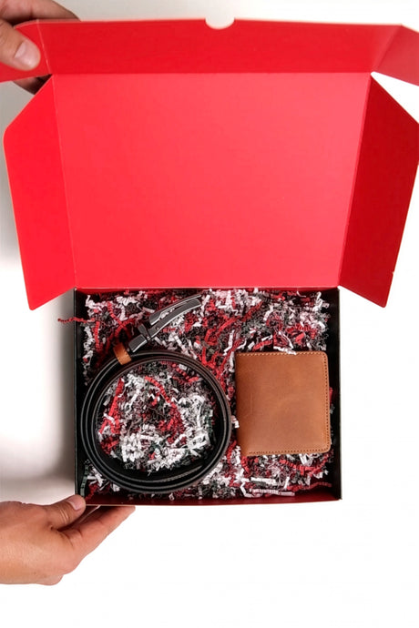 Yılbaşı Hediye Seti Fargo Cüzdan ve Premium Otomatik Kemer