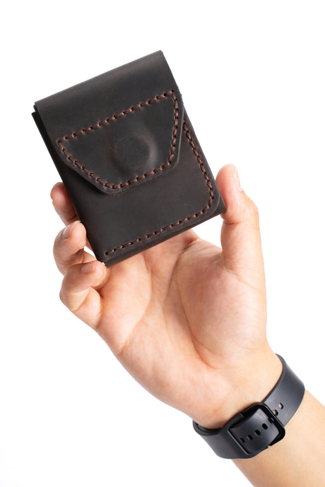 Nardo Mıknatıs Kapaklı Deri Cüzdan Kartlık