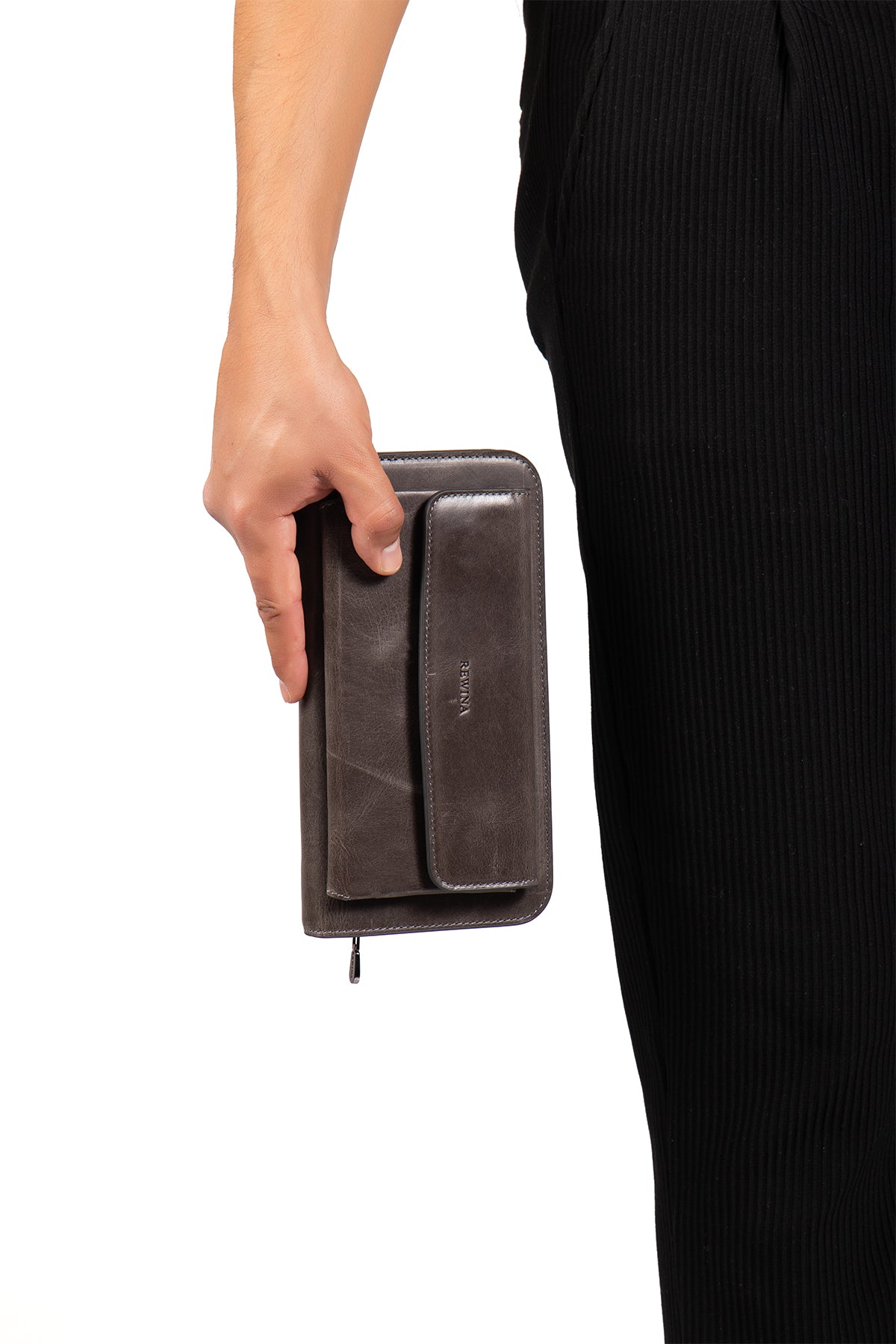 Ederson 9567 Hakiki Deri Fermuarlı Portföy El Çantası