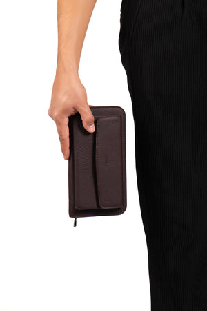 Ederson 9567 Hakiki Deri Fermuarlı Portföy El Çantası