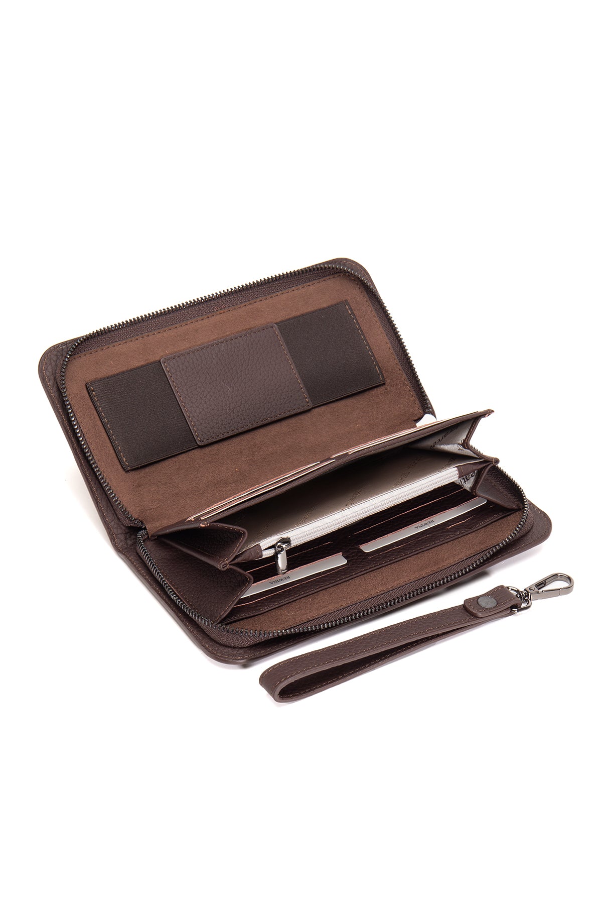 Ederson 9567 Hakiki Deri Fermuarlı Portföy El Çantası