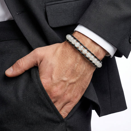 Niki Leather Neon Fosforlu Deri Çelik Bilelklik 38932B2D8M6