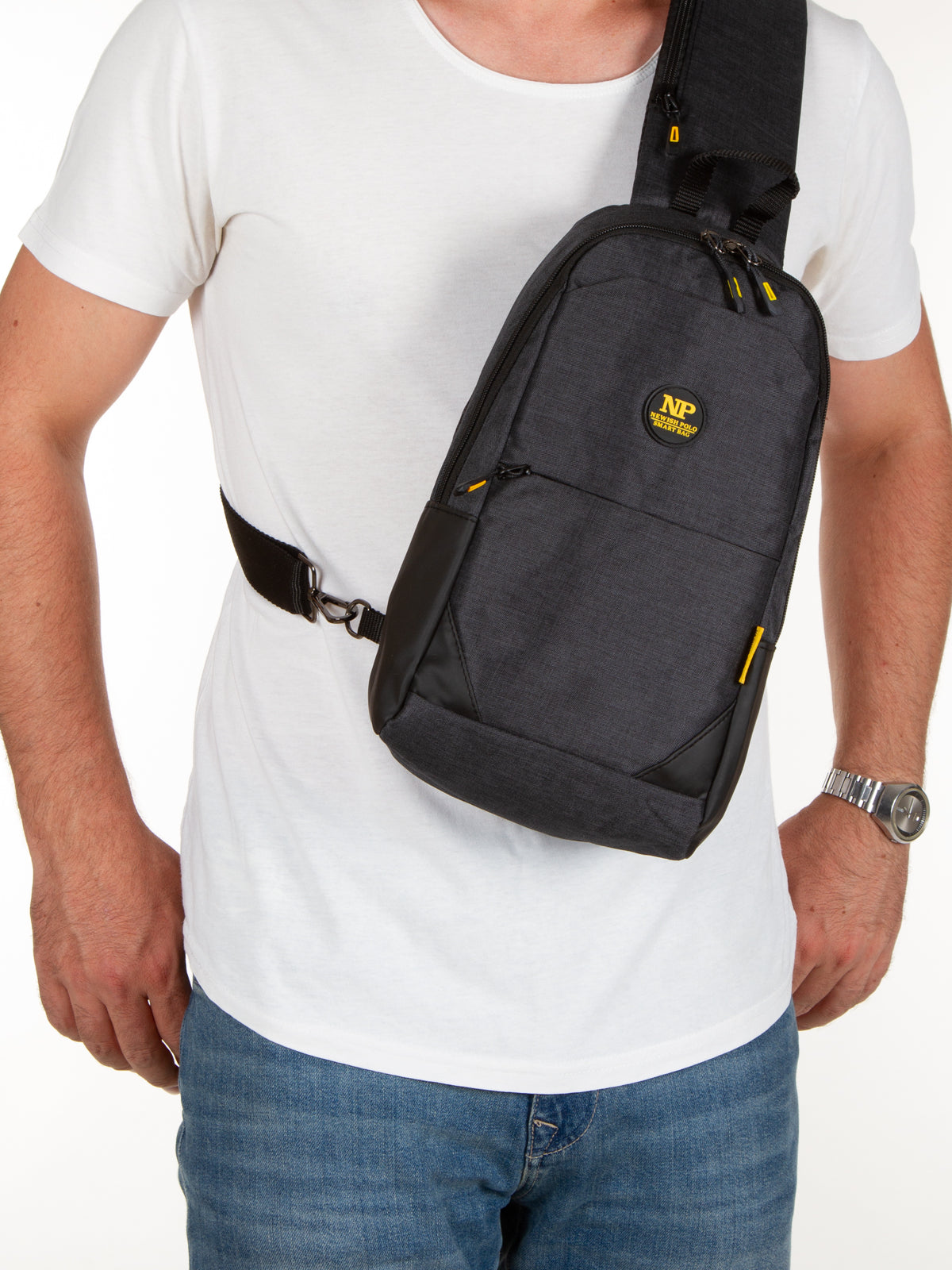 Çok Gözlü Mini Sırt Çapraz Çanta-2056