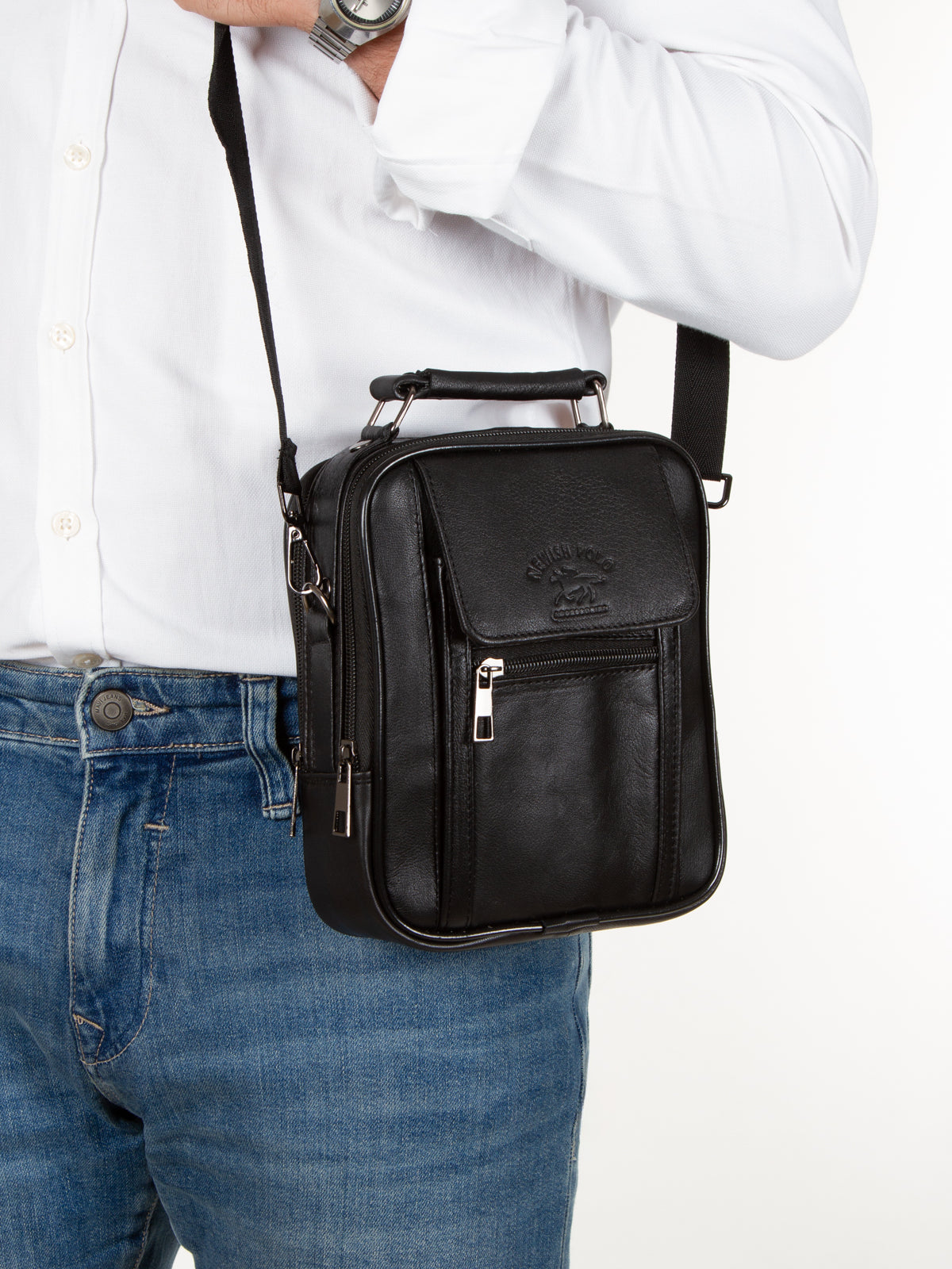 Hakiki Deri Kasalı El Ve Omuz Çantası Telefon Hazneli