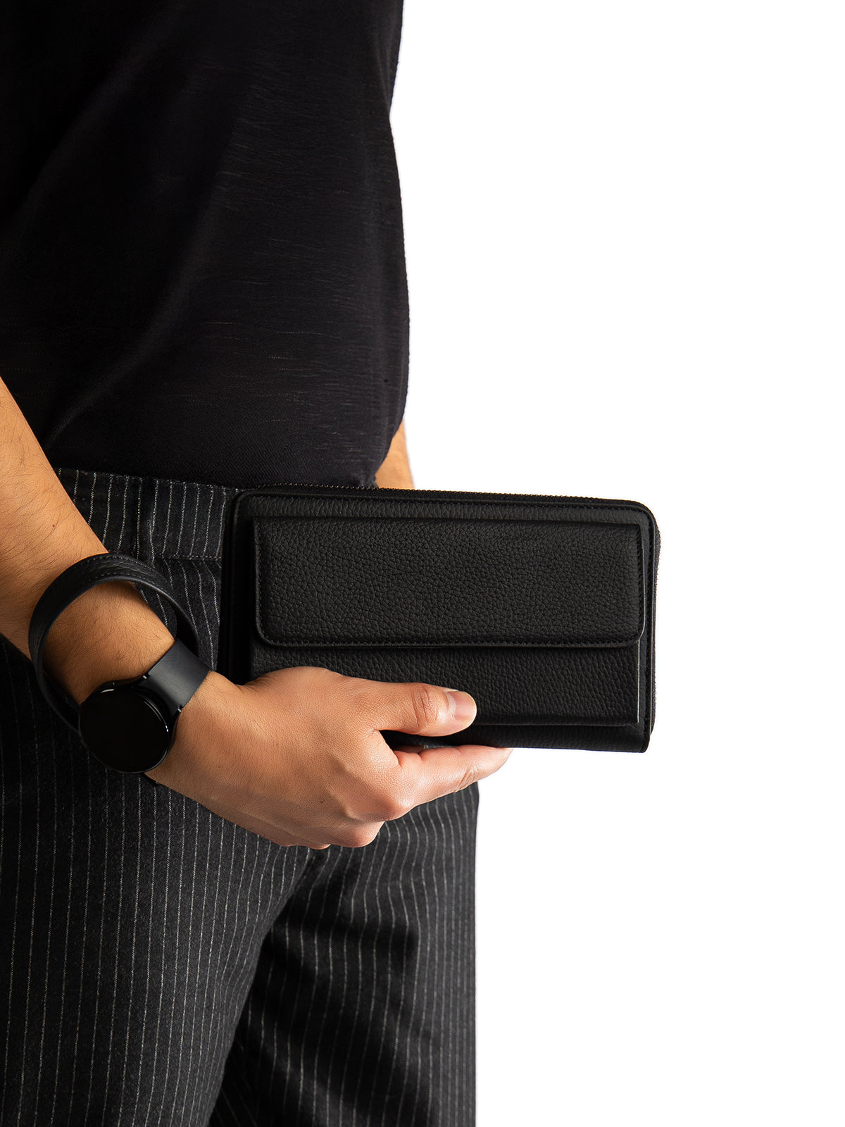 Modric Hakiki Deri Fermuarlı Portföy El Çantası